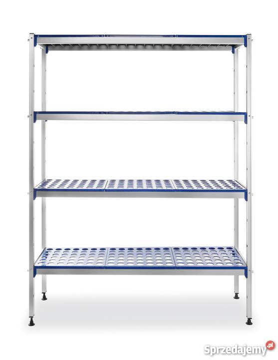 Regał magazynowy aluminiowy polipropylenowe Poczesna