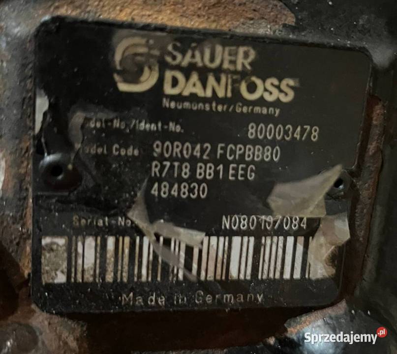 Sauer Danfoss 90R042 FCPBB80 R7T8 BB1 EEG 484830 Układ hydrauliczny Poznań