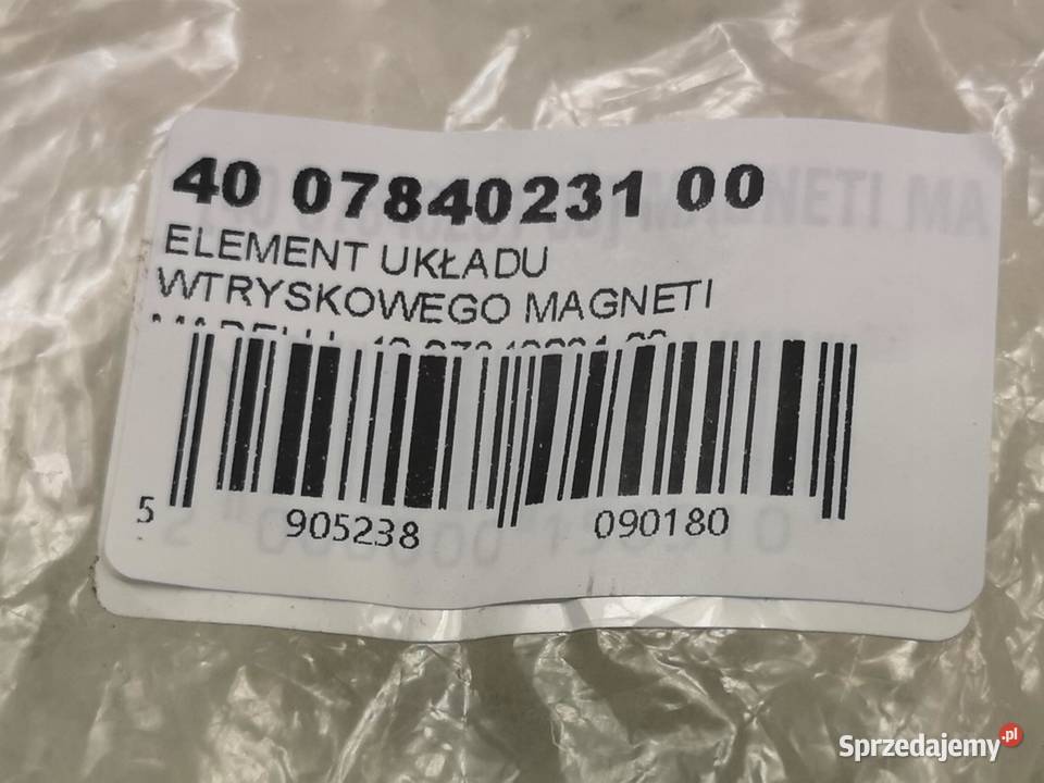 ELEMENT UKŁADU WTRYSKOWEGO NOWY MAGNETI MARELLI