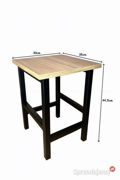Stół Kuchenny 4 Taborety Ręcznie wykonany zestaw Tychy