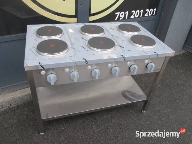 Kuchnia Elektryczna 6 Palnikowa 156 kW STALGAST Biznes i Przemysł Ostrów Wielkopolski