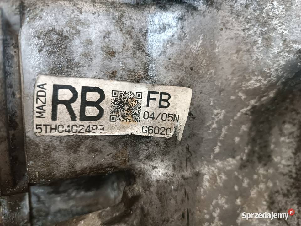 Skrzynia Mazda 6 20 Benzyna manualna G6020 5TH podkarpackie Zaborów