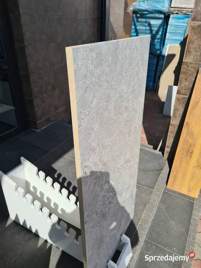 PŁYTKA gres GOBI GREY KORATER 598X1198X20 Opoczno