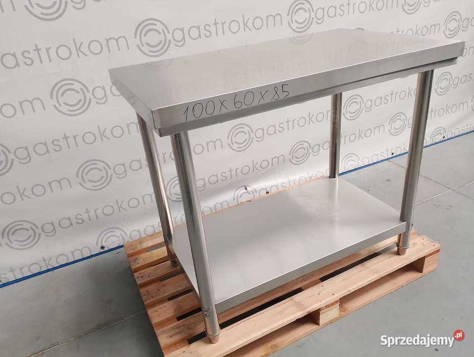 Stół centralny skręcany z półką 1000x600x850 Wrocław