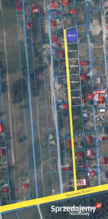 Działka budowlana 1000m2 Nowe Grochale