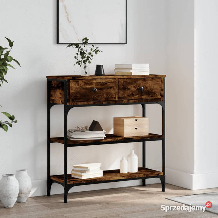 Stolik konsolowy przydymiony dąb 725x25x75 Warszawa