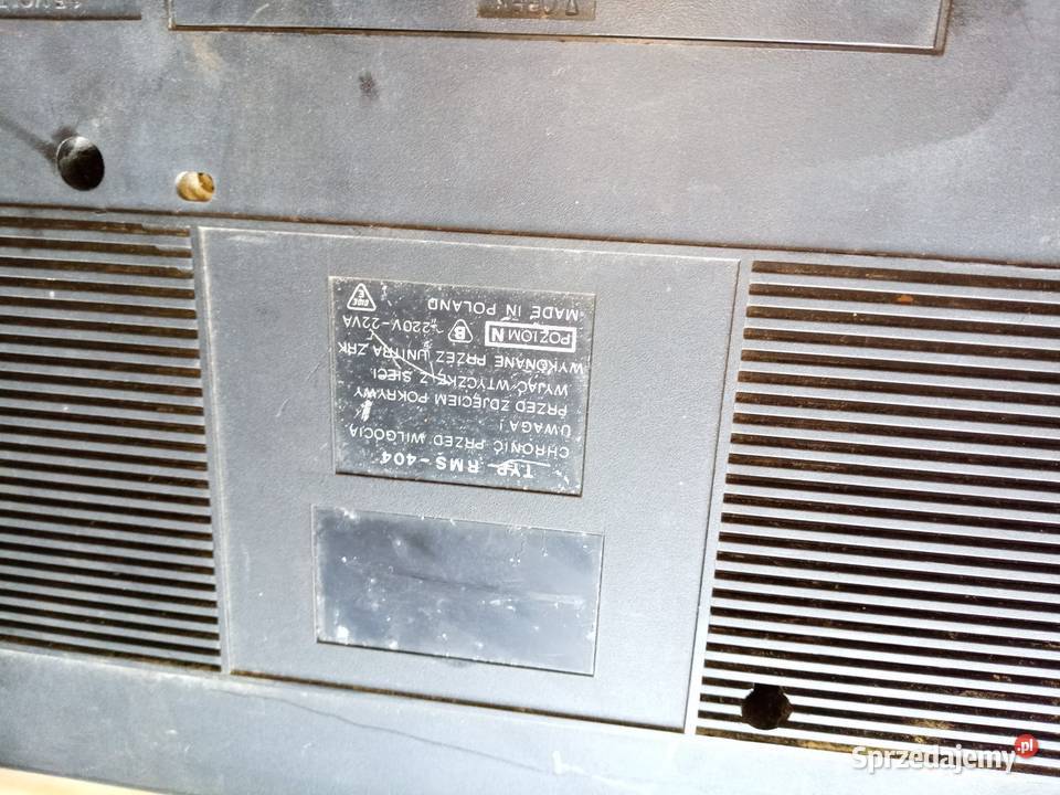 Magnetofon kaseciak rms 404 unitra podkarpackie
