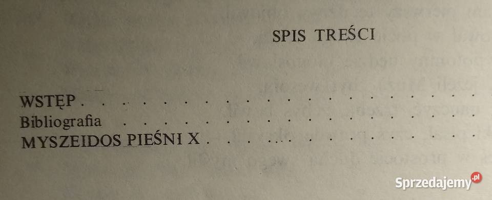 Myszeidos Pieśni X Ignacy Krasicki