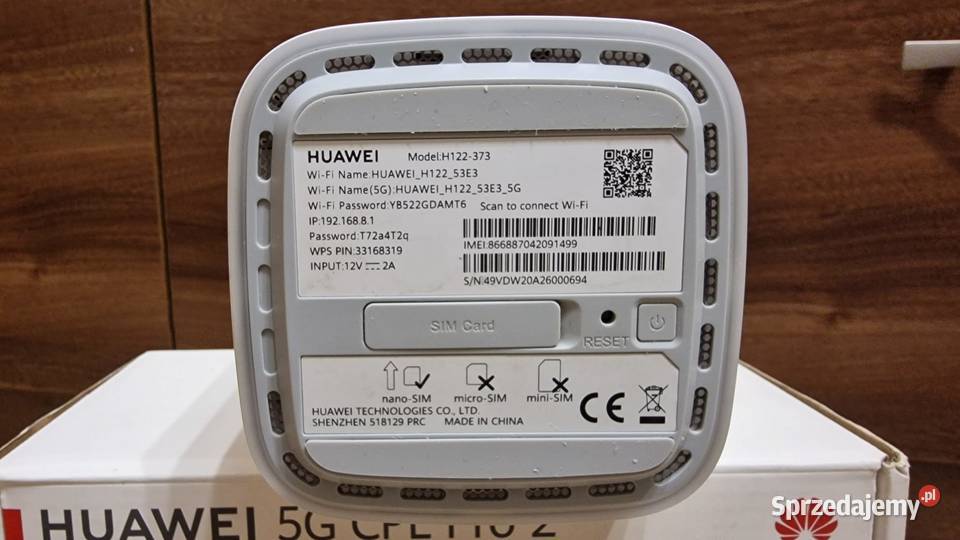 ROUTER HUAWEI 5G CPE PRO 2 H122373 Oława