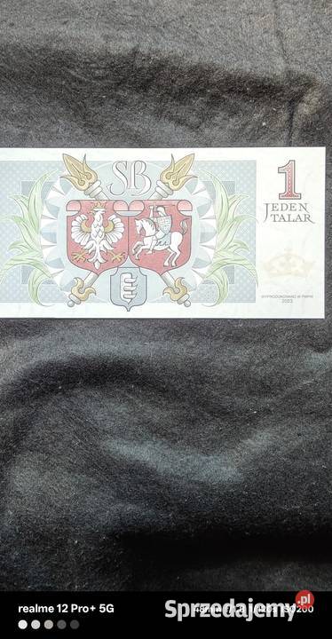 Projekt banknotu 1 Talar Stefan Batory Andrzej mazowieckie Ostrów Mazowiecka