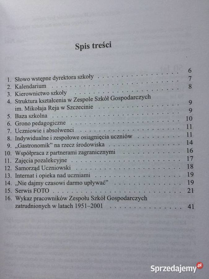 3646 50 Lat Zespołu Szkół Gospodarczych W sprzedam