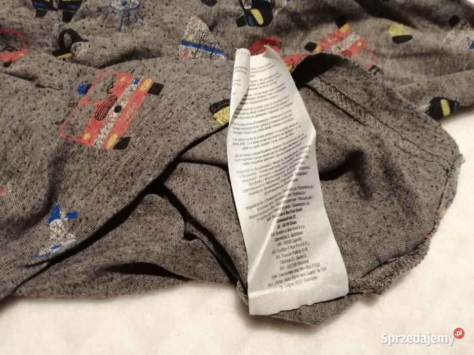 Koszulka chłopięca długi rękaw do spania KiK 104 Bluzki, koszulki i kaftaniki Czeladź