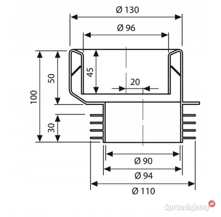Złącze mimośrodowe do podłączenia WC Wyględy