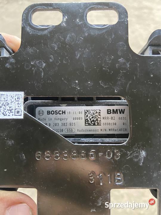 Radar Czujnik Sensor Distronic ACC 6898190 BMW osobowe Gniezno
