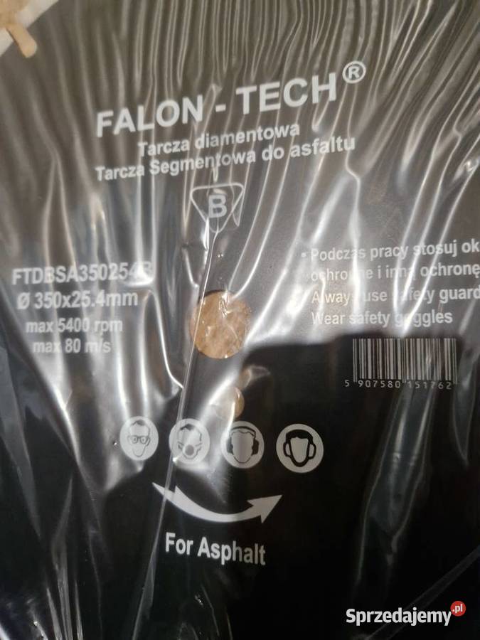 Tarcza diamentowa do asfaltu FalonTech 350x254 m Głogowa
