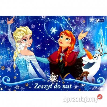Zeszyt do nut Frozen A516 kartek