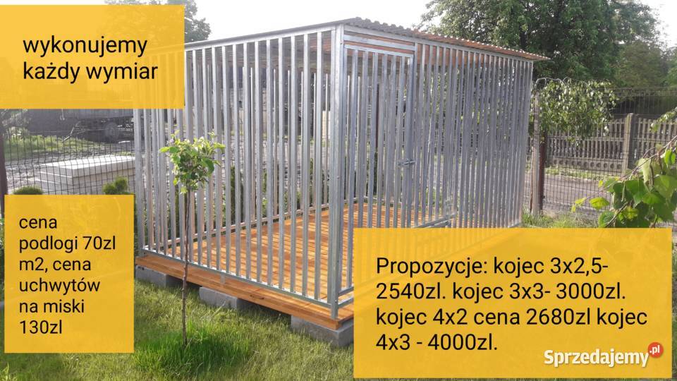 Kojec psa ocynkowany Profil zamknięty Mocny Akcesoria dla zwierząt pomorskie Gdańsk