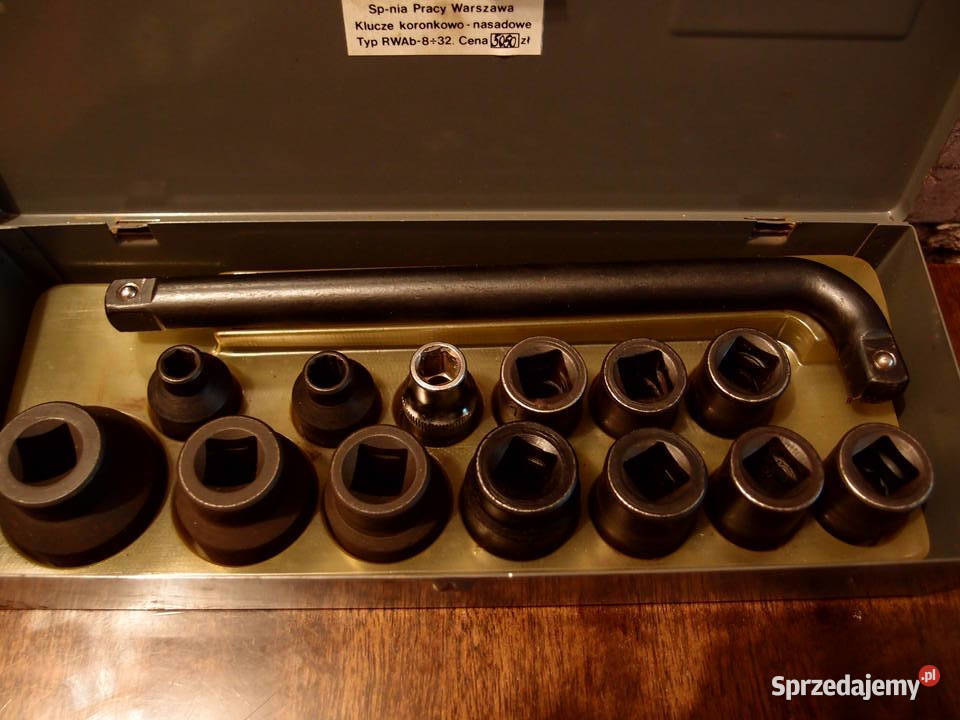 Zestaw kluczy z PRLu Komet Nasadkowo Koronkowe łódzkie Łódź sprzedam