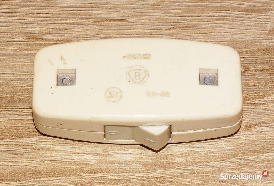 Łącznik wyłącznik kołyskowy przelotowy 25A 250V Gliwice sprzedam