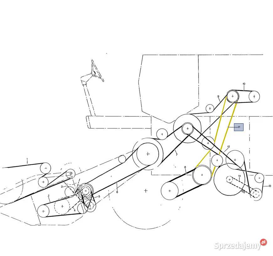 Pas klinowy 25x16 L3720 Harvest Stomil 328424 Białystok