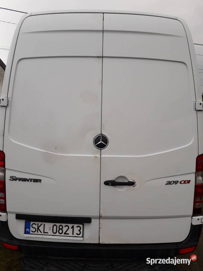 Mercedes sprinter 209 wysoki furgon z paką o nieuszkodzony Panki