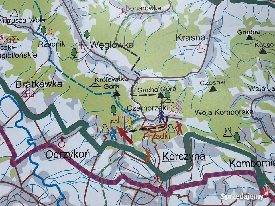 Domek na pięknie położonej działce widokowa 900m2 Czarnorzeki