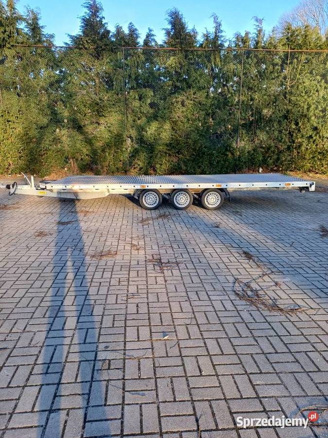 Wypożyczalnia Wynajem Lawet Przyczep 6m 35 t DMC lawety Lawety śląskie Gwoździany