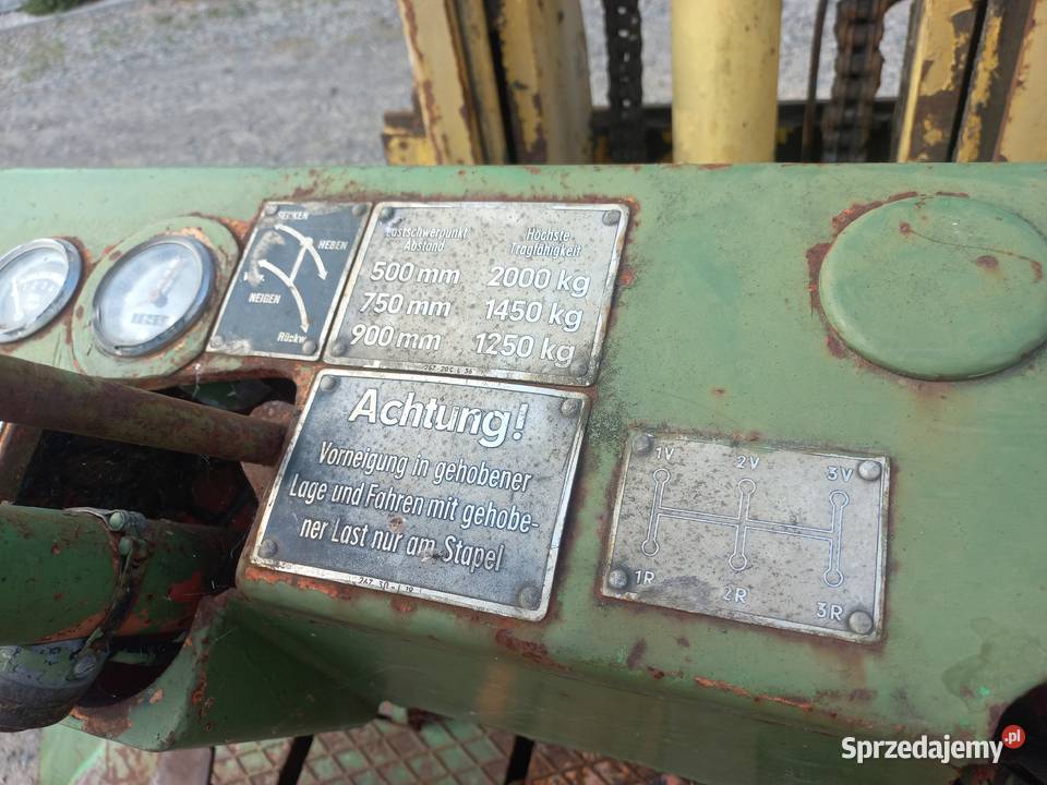 Wózek widłowy STEINBOCK udźwig 2 tony HYSTER RAK Zamość