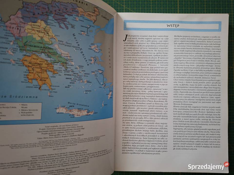 Sztuka i historia Grecji Góra Atos Bonechi małopolskie sprzedam