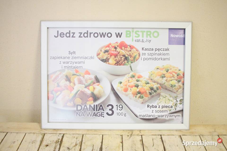 RAMKA ALUMINIOWA zatrzaskowa reklamowa 64x46 Góra