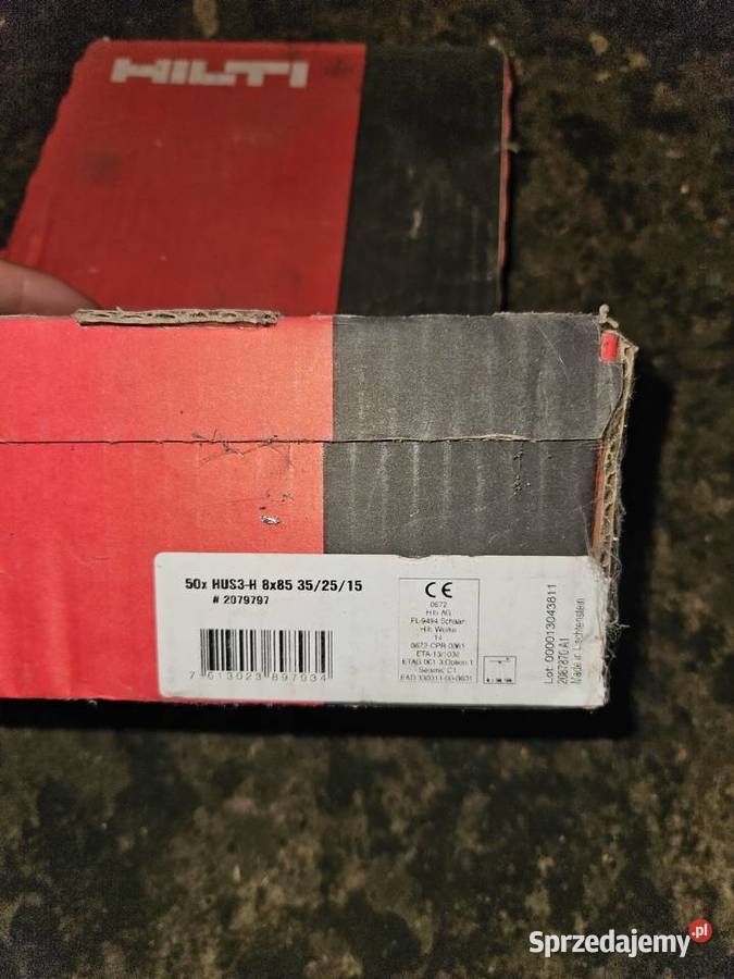 Kotwa Kotwy do betonu Nowe 50 Hilti 8x65 155 sprzedam