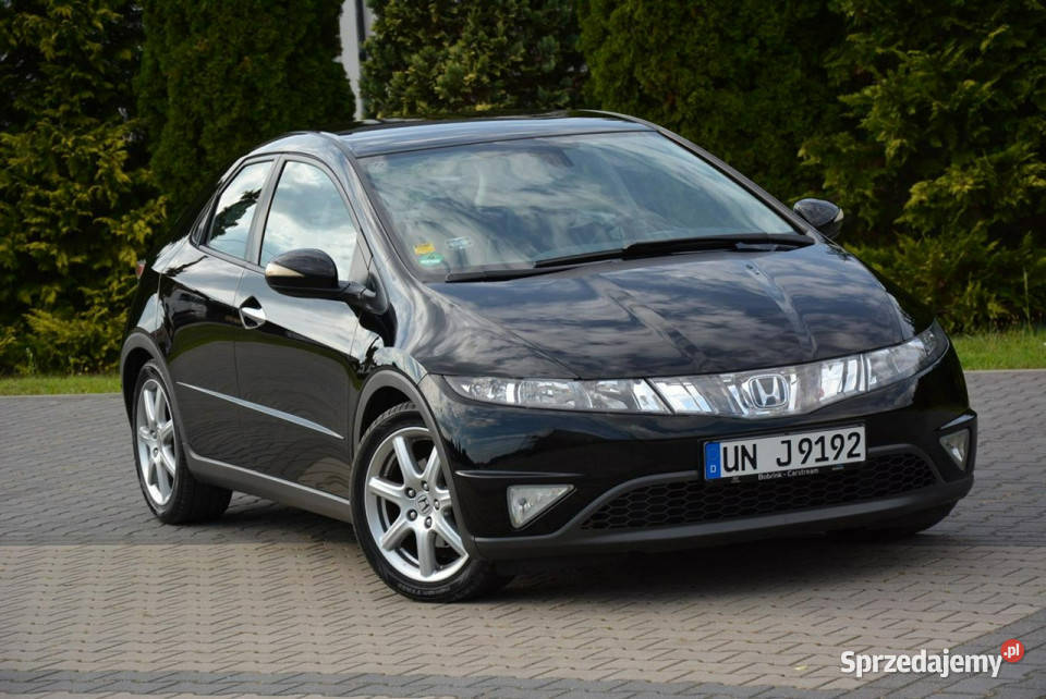 Honda Civic Przebieg 140 Klimatronic I Właść czarny Ostrów Mazowiecka sprzedam