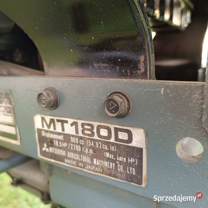 Mini traktorek ogrodowy 4x4 mitsubishi mt 180 d Napęd 4x4 Sędziszów Małopolski