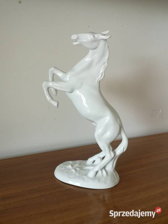 Porcelanowa figurka koń Royal Dux vintage Toruń