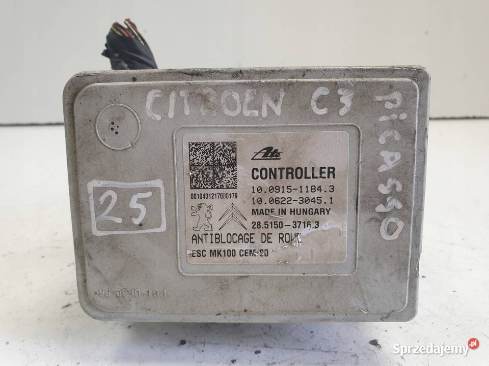 Citroen C3 picasso POMPA ABS hamulcowa Rudka