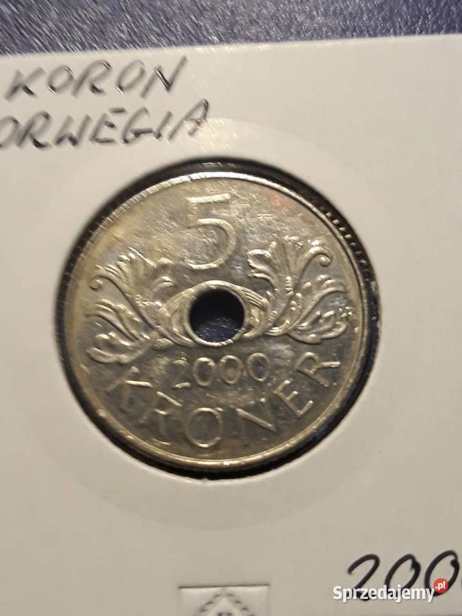 5 Koron Norwegia 2000 r Konin sprzedam