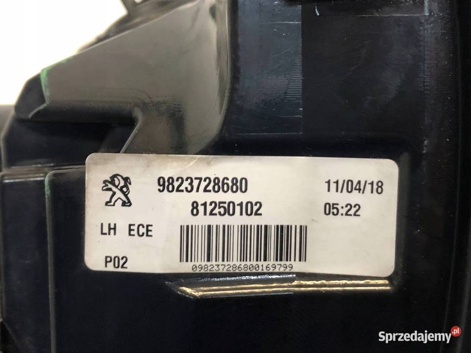 Peugeot 308 II T9 HB GT LINE Lift 20172021 Lampa świętokrzyskie Skarżysko-Kamienna