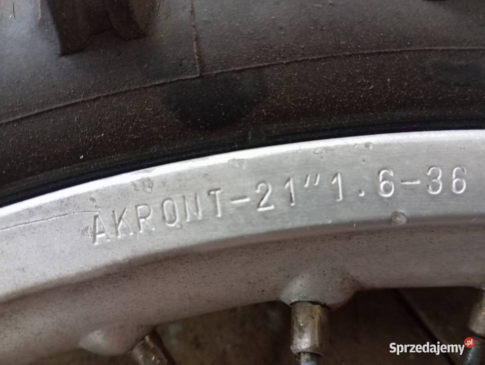 Koło przednie Jawa Enduro Bitraktramvaj tramwaj wielkopolskie Słupca