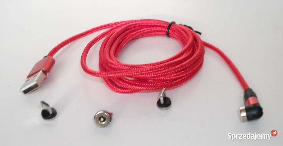 Kabel Przewód USB typ C Micro iPhone Magnetyczny łódzkie Sieradz