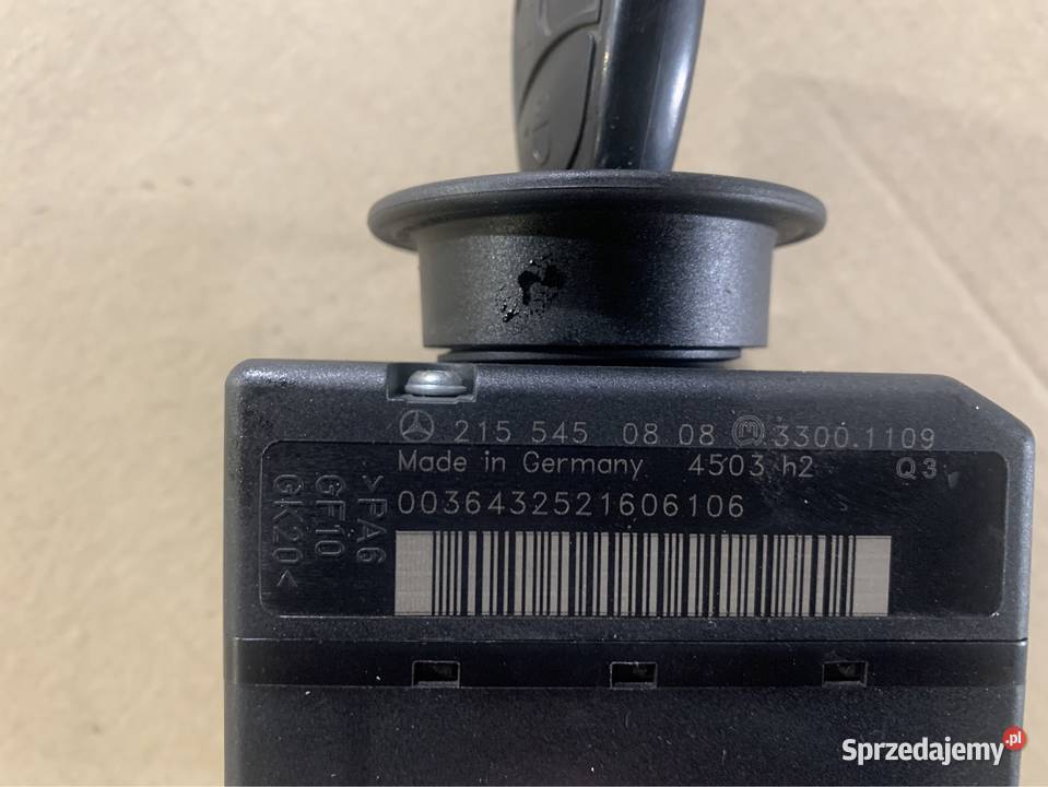 Stacyjka kluczyk keyless 2155450808 mercedes s Układ elektryczny