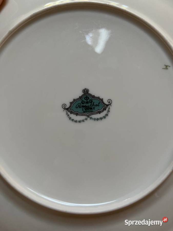 Filiżanka śniadaniowa z talerzykami Rosenthal