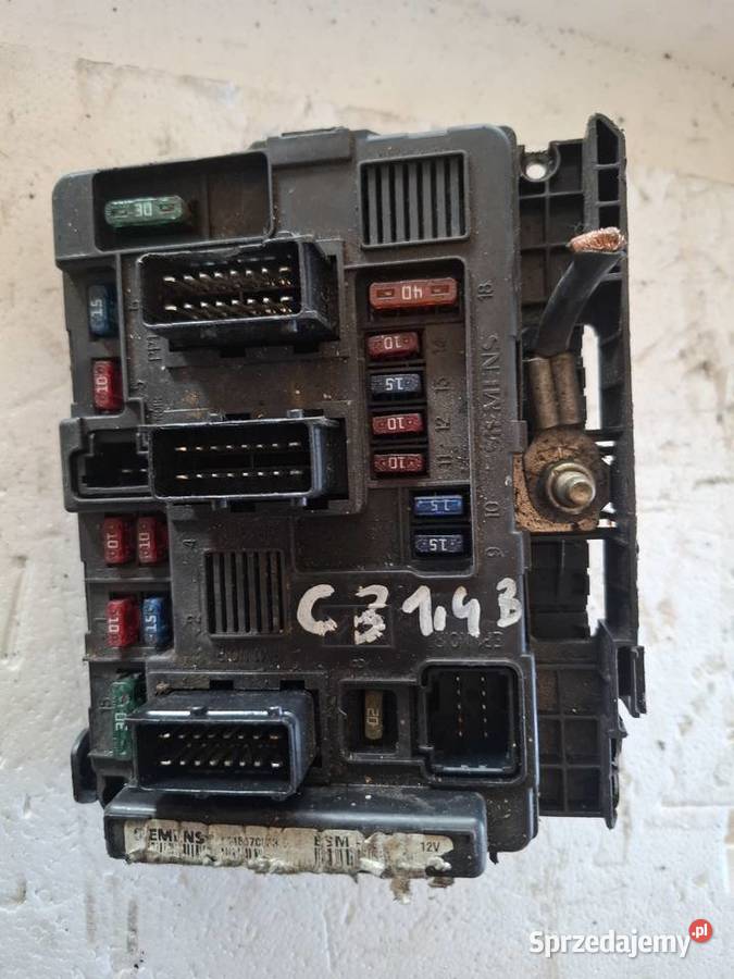CITROEN C3 I 14 8V skrzynka bezpieczników Kielce