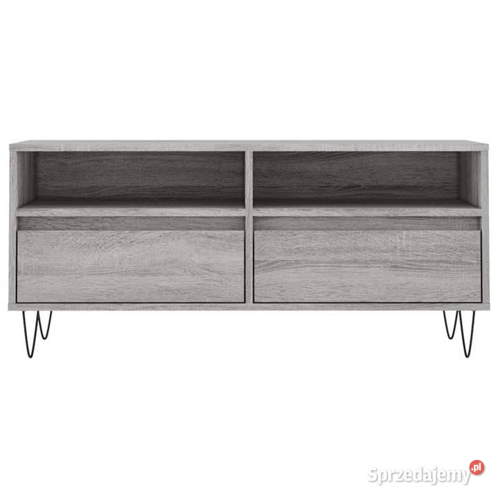Szafka pod TV szary dąb sonoma 100x345x445 mazowieckie Warszawa