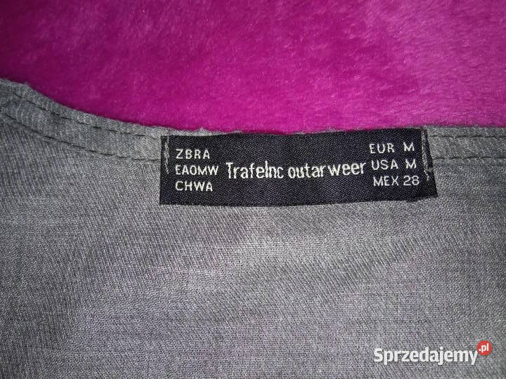 Bluzka z baskinką Zara długi Warszawa