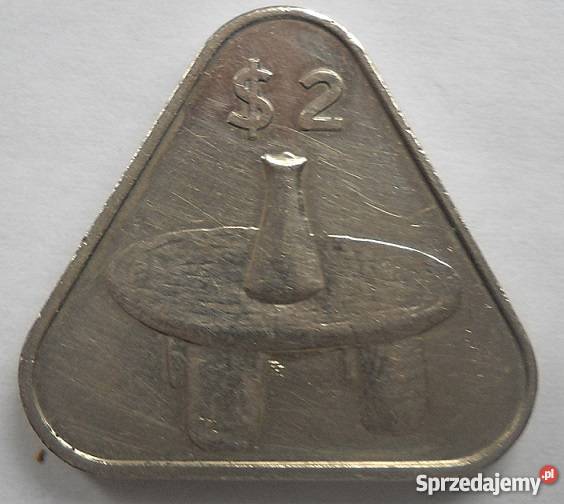 COOK ISLANDS2 DOLLAR2003 r TRÓJKĄT mazowieckie Legionowo sprzedam