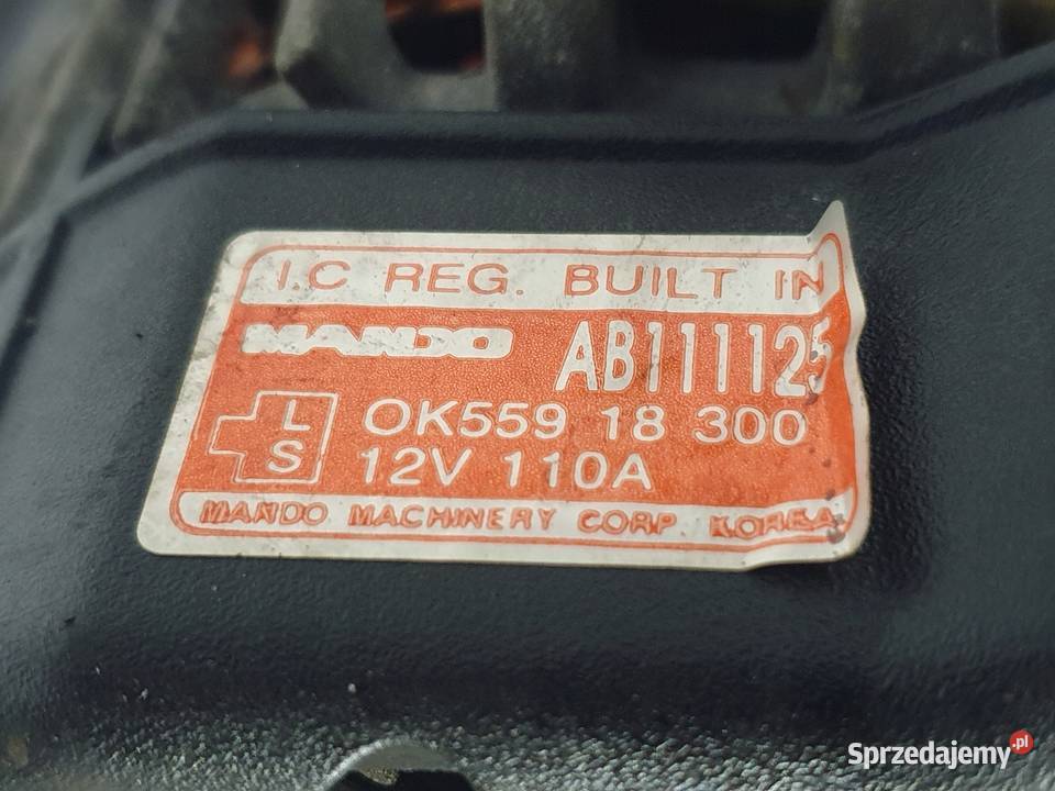 ALTERNATOR Kia Carnival Sedona 25 V6 AB111125 Chełm
