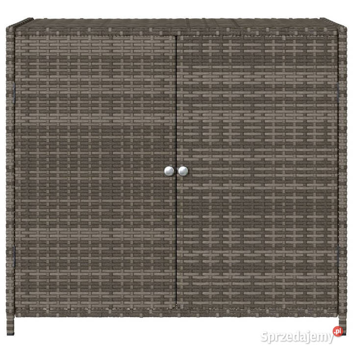 Szafka ogrodowa szara 83x45x76 polirattan Warszawa