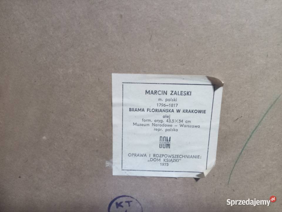 Obraz Brama Floriańska w Krakowie wielkopolskie Promnice