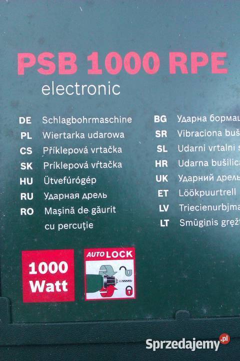 Nowa Wiertarka BOSCH PSB 1000RPE 1000W z Warszawa