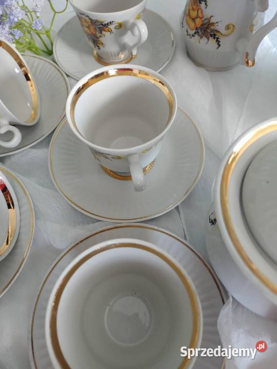 Zestaw do espresso porcelana Baranovka Poznań sprzedam